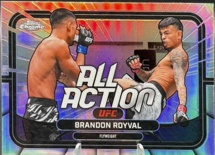 Brandon Royval 2026 Topps Chrome UFC All-Action #AA-39 Refractor