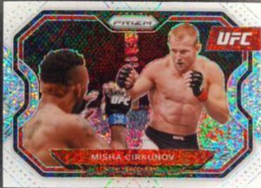 Misha Cirkunov 2021 Panini Prizm UFC Base #105 White Sparkle