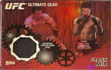Frank Mir 2010 Topps UFC Ultimate Gear Relics #UG-FM Red