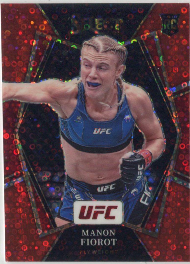 Manon Fiorot 2022 Panini Select UFC Premier Level #165 Red Disco