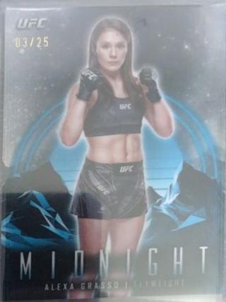 Alexa Grasso 2024 Topps Midnight UFC Base #81 Moonrise