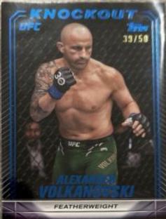 Alexander Volkanovski 2024 Topps Knockout UFC Base #47 Blue