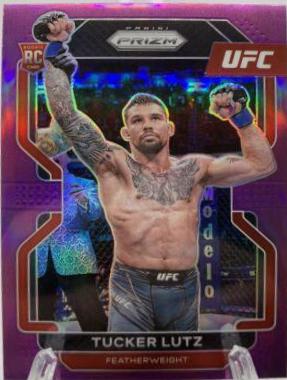 Tucker Lutz 2022 Panini Prizm UFC Base #144 Purple