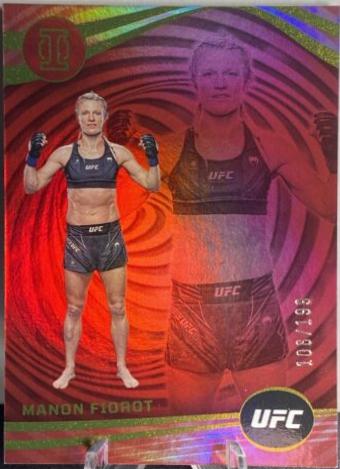 Manon Fiorot 2023 Panini Chronicles UFC Base National Treasures #432 Red