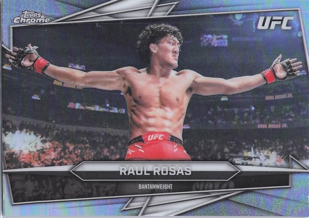Raul Rosas 2026 Topps Chrome UFC Base #171 Black Refractor