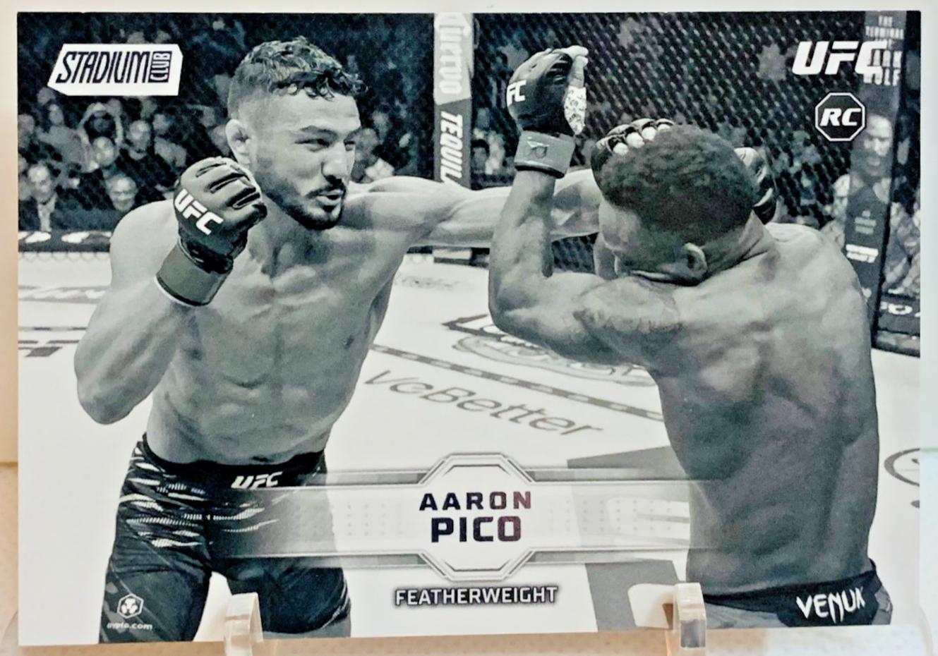 Aaron Pico 2026 Topps Stadium Club UFC Base #170 Black and White
