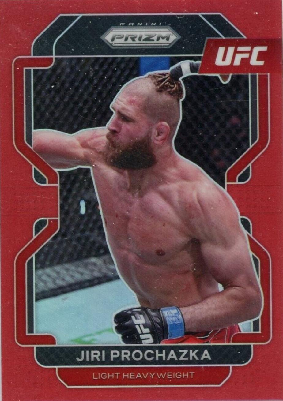 Jiri Prochazka 2022 Panini Prizm UFC Base #185 Red