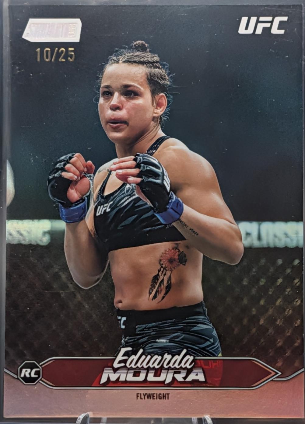 Eduarda Moura 2025 Topps Stadium Club UFC Base #49 Rainbow