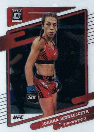 Joanna Jędrzejczyk 2022 Panini Donruss Optic UFC Base #87 Lucky Envelopes