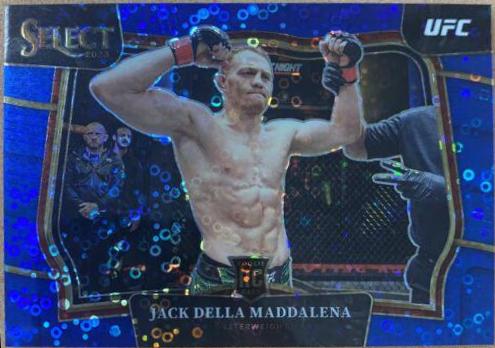 Jack Della Maddalena 2023 Panini Select UFC Octagonside #280 Blue Disco