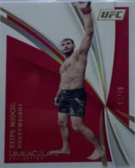Stipe Miocic 2021 Panini Immaculate UFC Base #20 Gold