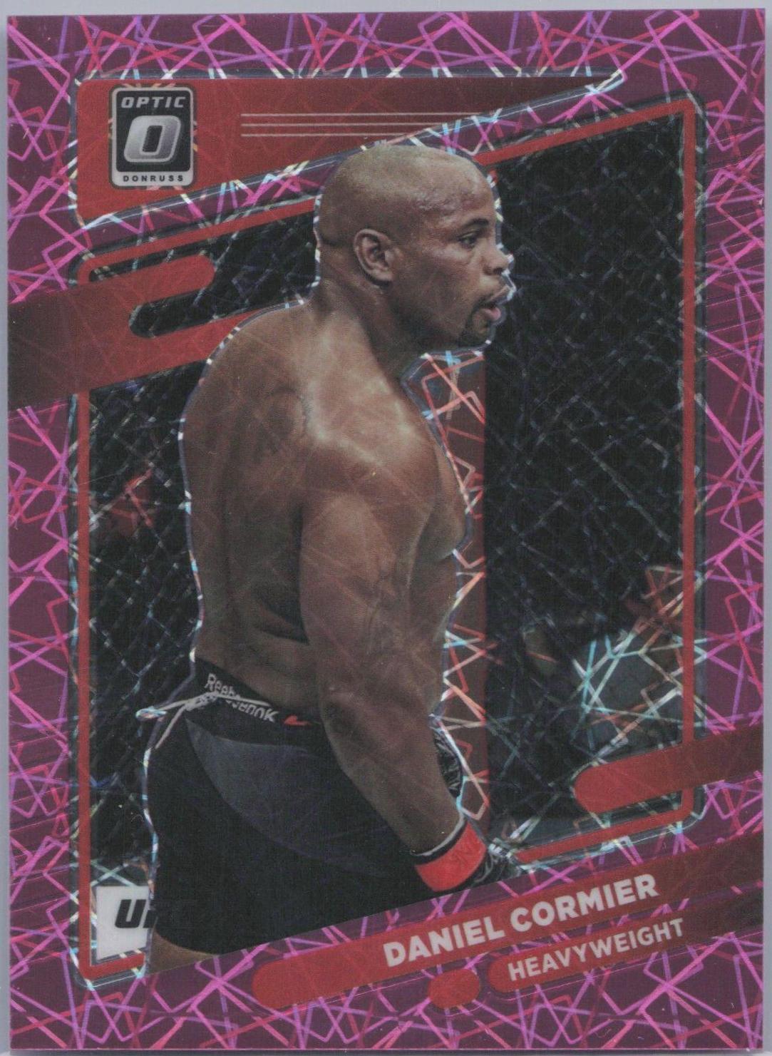 Daniel Cormier 2022 Panini Donruss Optic UFC Base #93 Pink Velocity