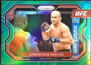 Junior Dos Santos 2021 Panini Prizm UFC Base #131 Green