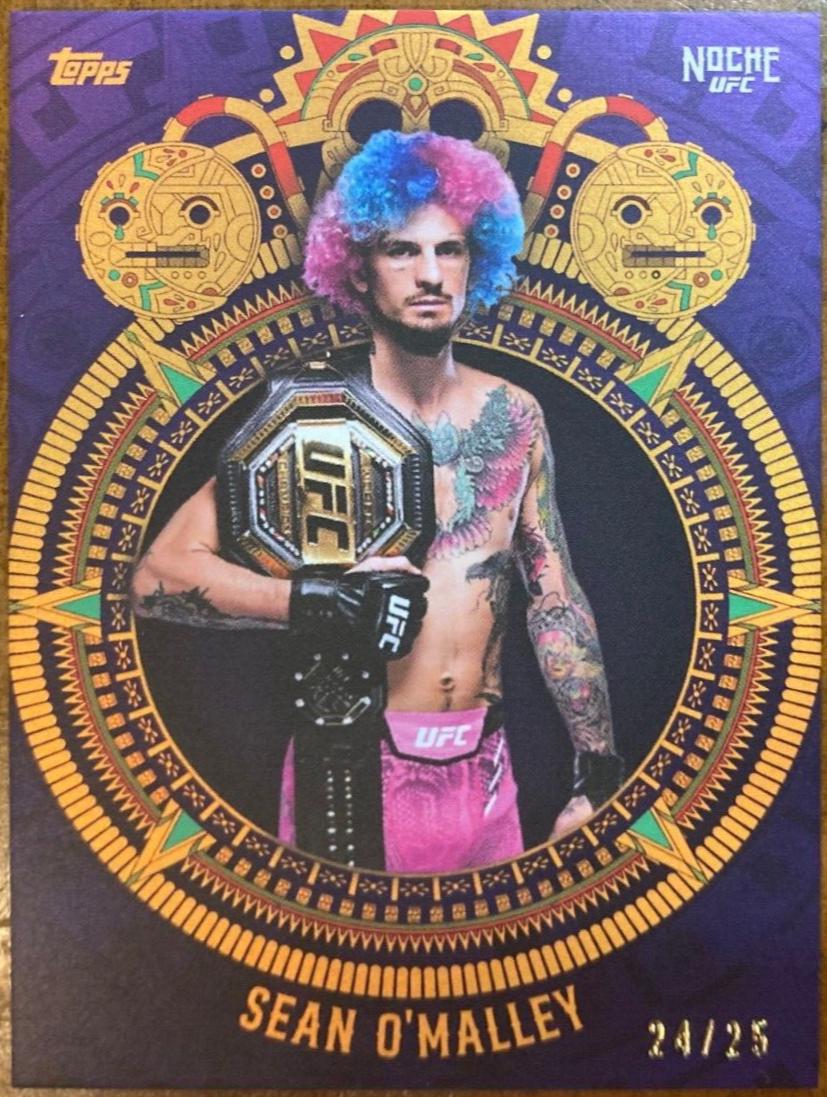 Sean O'Malley 2024 Topps Noche UFC Base #19 Purple