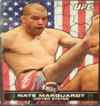 Nate Marquardt 2013 Topps UFC Bloodlines Base #130 Flag