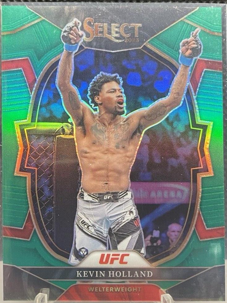 Kevin Holland 2023 Panini Select UFC Concourse #87 Green