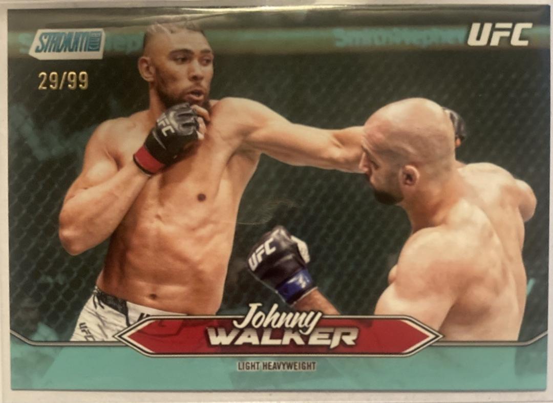 Johnny Walker 2025 Topps Stadium Club UFC Base #66 Turquoise