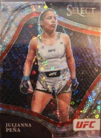 Julianna Peña 2022 Panini Select UFC Octagonside #281 Silver