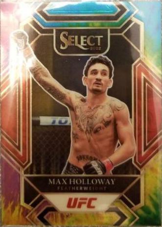 Max Holloway 2022 Panini Select UFC Mezzanine #390 Tie Dye