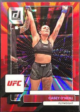 Casey O'Neill 2023 Panini Donruss UFC Base #138 Red Laser