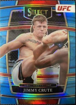 Jimmy Crute 2022 Panini Select UFC Concourse #78 Blue Prizm