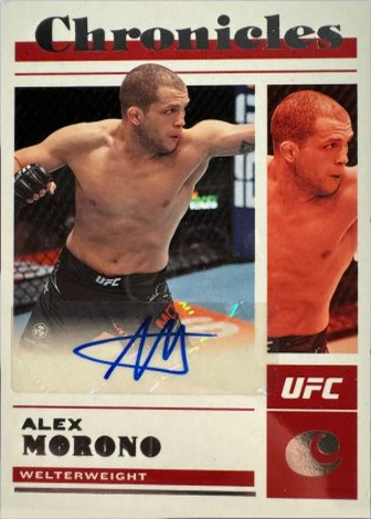 Alex Morono 2023 Panini Chronicles UFC Chronicles Signatures #8 Gold