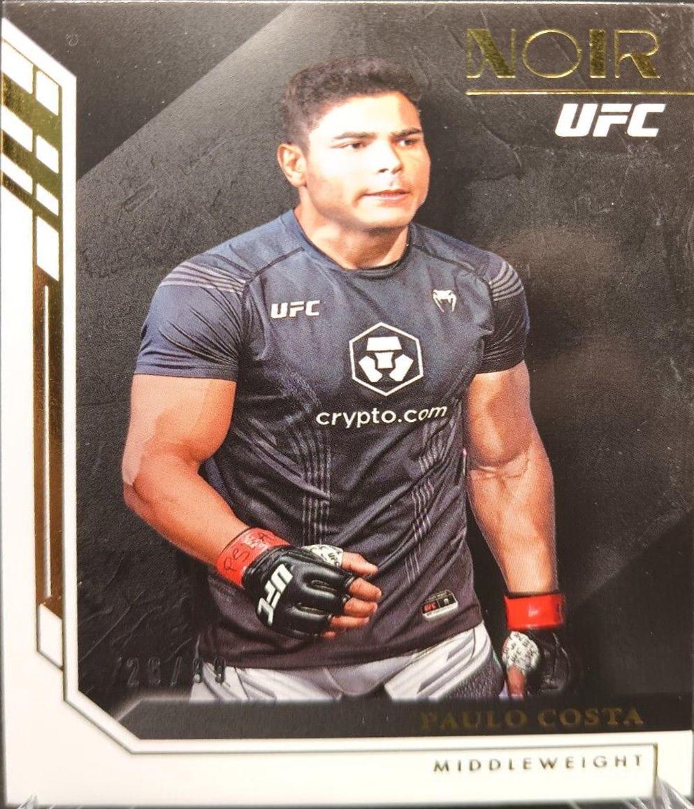 Paulo Costa 2023 Panini Chronicles UFC Base Noir #414 Green