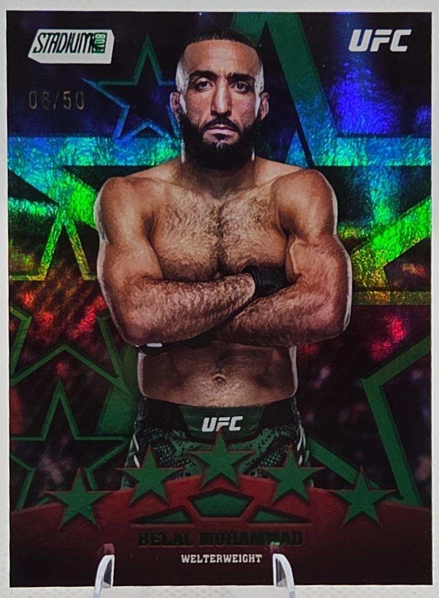 Belal Muhammad 2025 Topps Stadium Club UFC Special Forces #SF-28 Green
