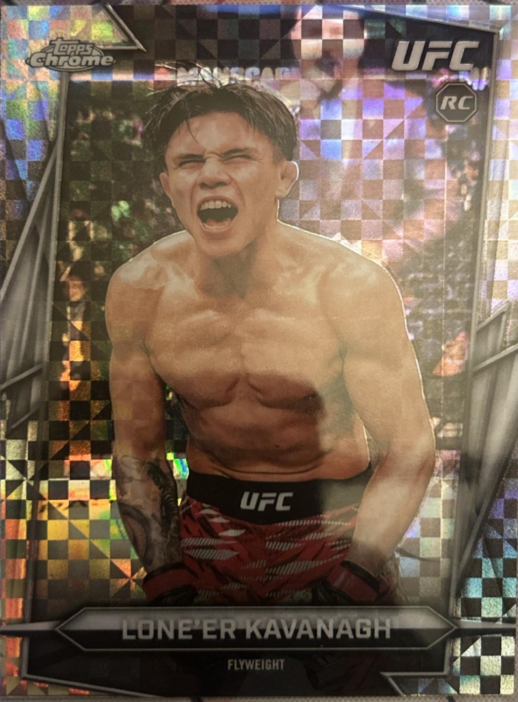 Lone'er Kavanagh 2026 Topps Chrome UFC Base #151 X-fractor