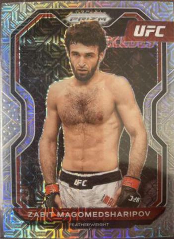 Zabit Magomedsharipov 2021 Panini Prizm UFC Base #93 Mojo