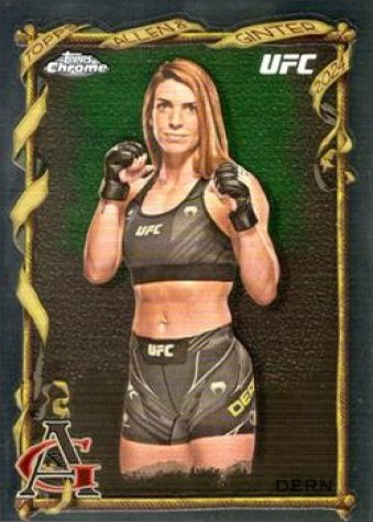 Mackenzie Dern 2024 Topps Chrome UFC Allen & Ginter #AAG-19 Superfractor