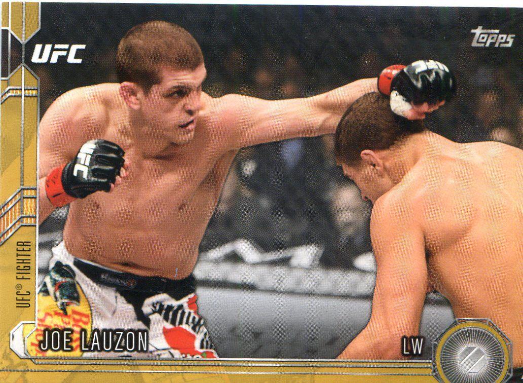 Joe Lauzon 2015 Topps UFC Chronicles Base #37 Gold