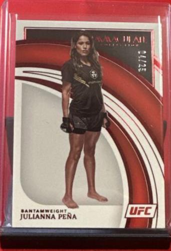 Julianna Peña 2022 Panini Immaculate UFC Base #13 Red