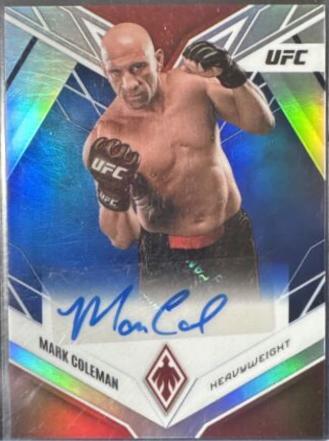 Mark Coleman 2023 Panini Chronicles UFC Phoenix Autographs #40 Blue