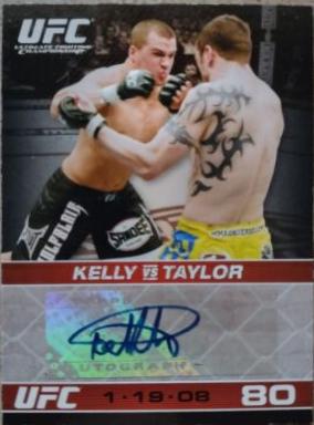 Paul Kelly 2009 Topps UFC Round 1 Autographs #A-PK