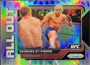Georges St-Pierre 2023 Panini Prizm UFC All Out #17 Silver