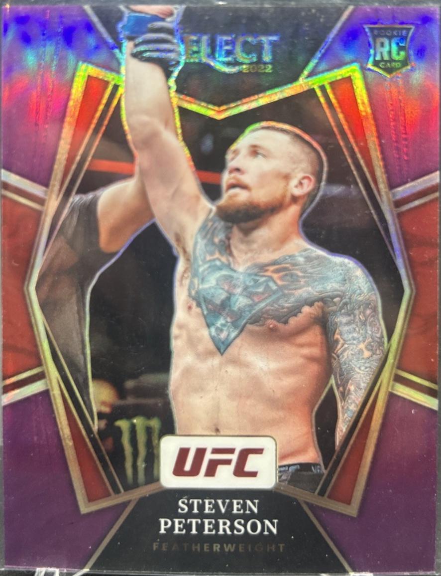 Steven Peterson 2022 Panini Select UFC Premier Level #119 Purple