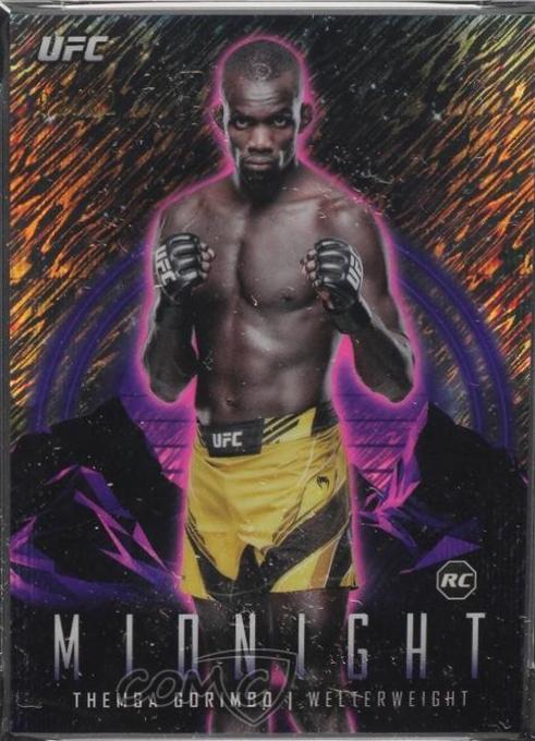 Themba Gorimbo 2024 Topps Midnight UFC Base #99 Midnight