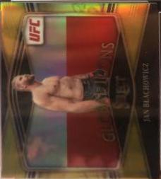 Jan Błachowicz 2022 Panini Select UFC Global Icons #12 Gold