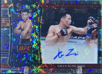 Chan Sung Jung 2022 Panini Select UFC Octagon Action Signatures #30 Disco