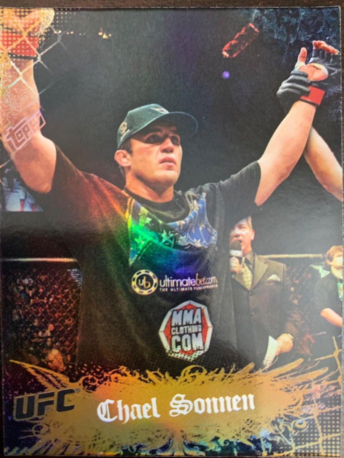 Chael Sonnen 2010 Topps UFC Main Event Base #84 Gold