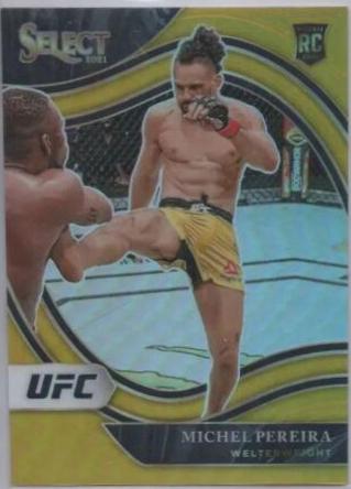 Michel Pereira 2021 Panini Select UFC Octagonside #262 Gold