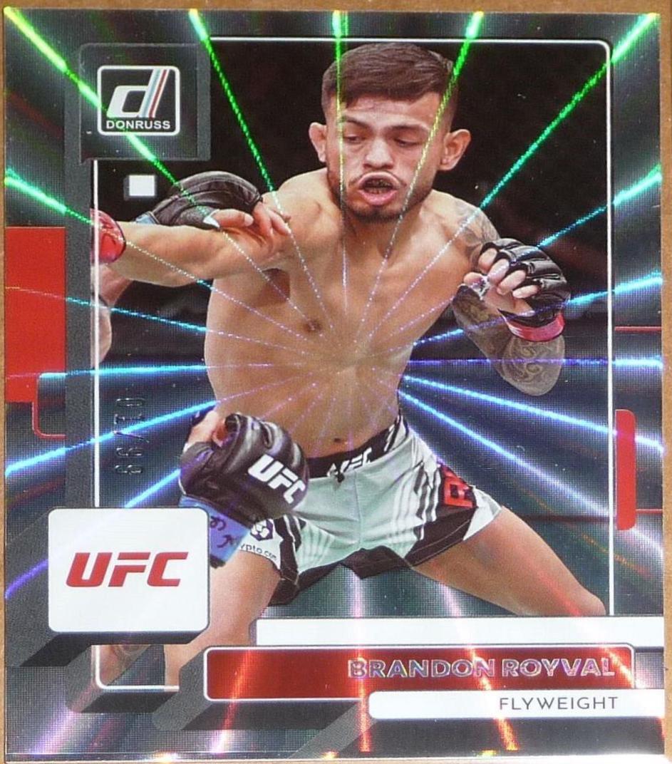 Brandon Royval 2023 Panini Donruss UFC Base #88 Laser