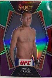 Royce Gracie 2022 Panini Select UFC Premier Level #118 Green and Purple