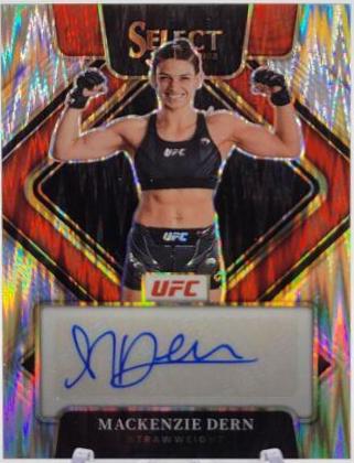 Mackenzie Dern 2022 Panini Select UFC Signatures #26 Flash