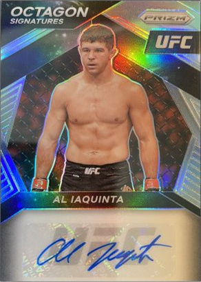 Al Iaquinta 2021 Panini Prizm UFC Octagon Signatures #3 Black