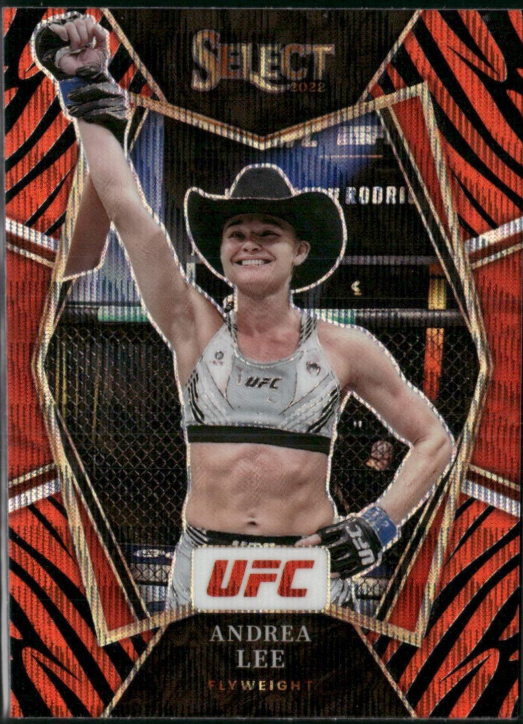 Andrea Lee 2022 Panini Select UFC Premier Level #166 Tiger
