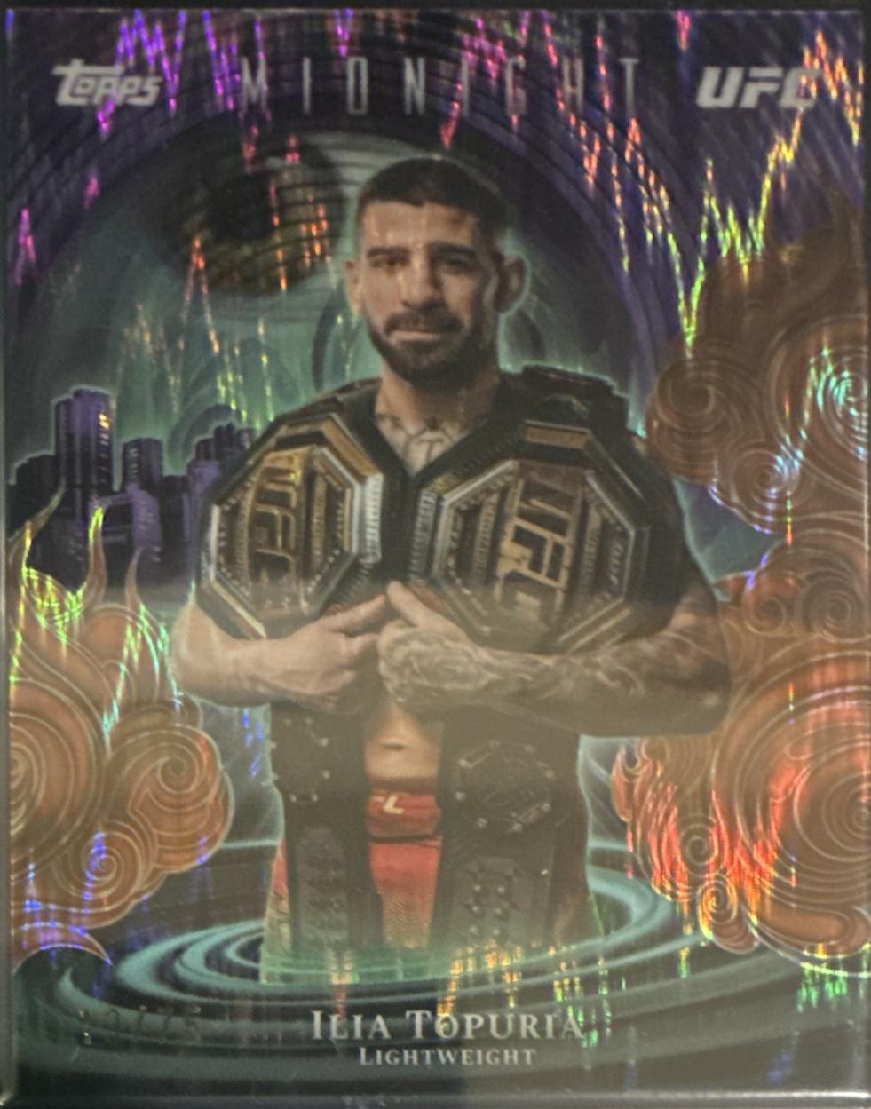 Ilia Topuria 2026 Topps Midnight UFC Insomnia #IN-1 Dusk