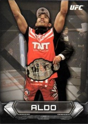 José Aldo 2014 Topps UFC Knockout Base #13 Mat Stock