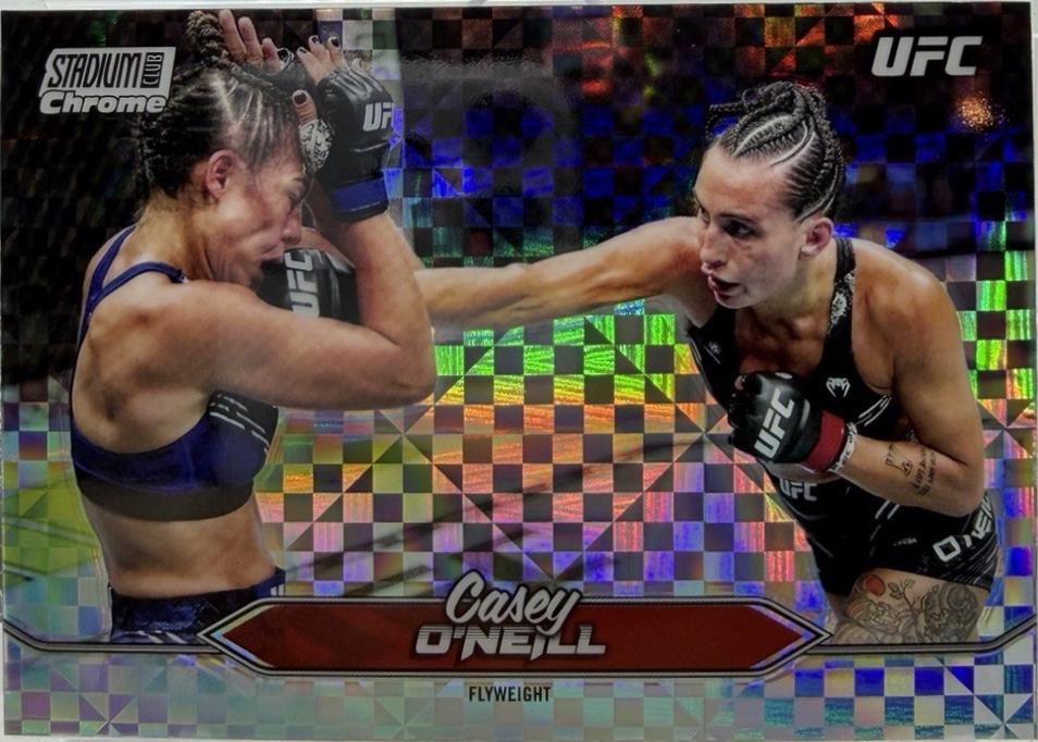 Casey O'Neill 2025 Topps Stadium Club UFC Base Chrome #C-63 X-Fractor